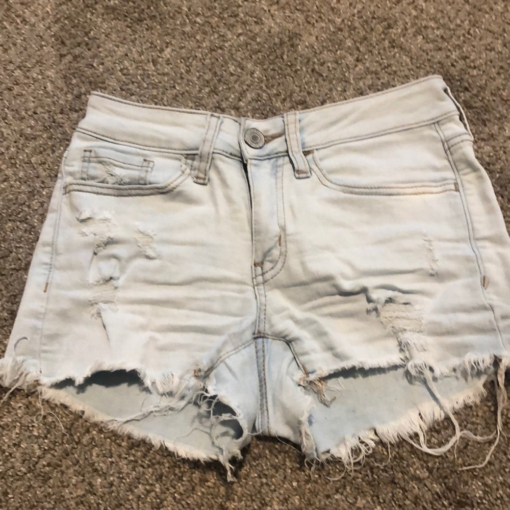 Denim shorts